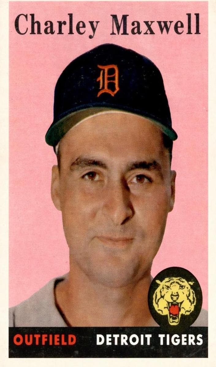 Charley Maxwell 1958 topps Topps