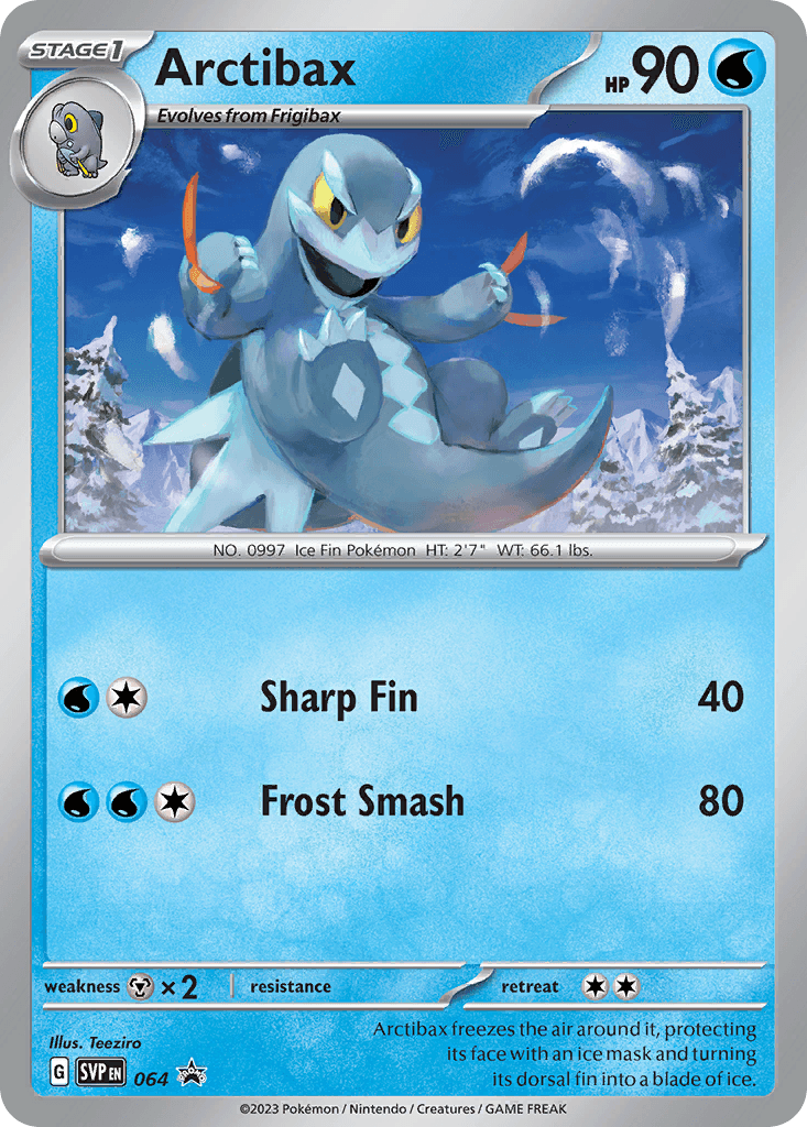 Arctibax 2025 Pokemon