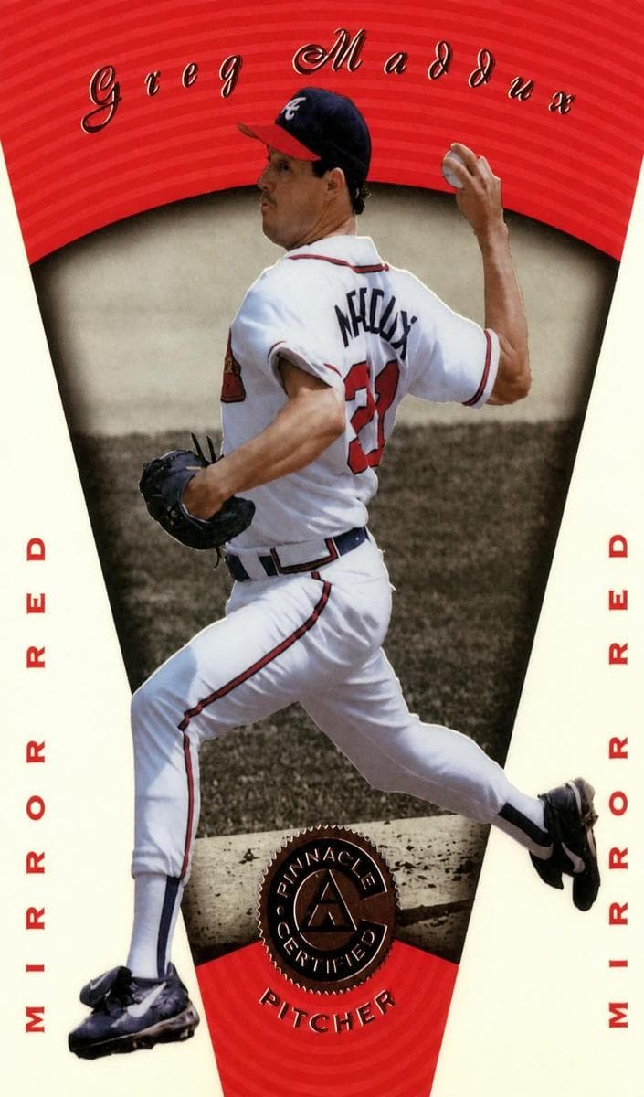 Greg Maddux 1997 panini Pinnacle Certified
