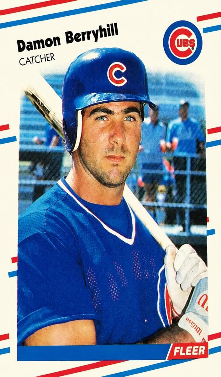 Damon Berryhill 1988 fleer