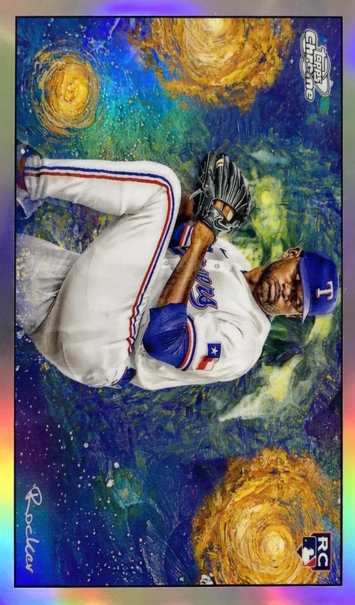 Kumar Rocker 2025 topps Topps Cosmic Chrome
