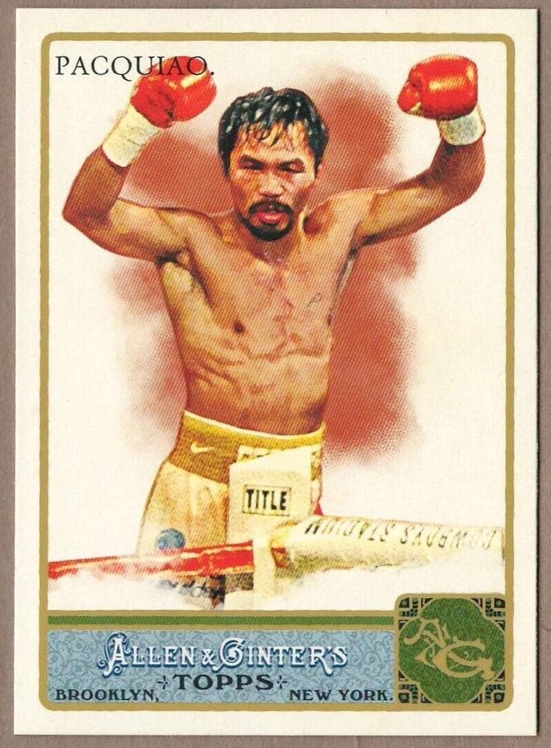 Manny Pacquiao 2011 topps