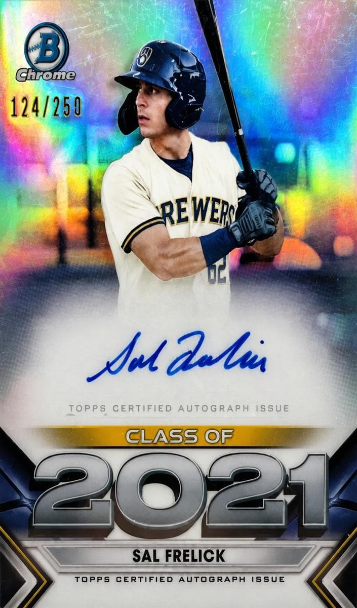 Sal Frelick 2021 bowman Bowman Draft
