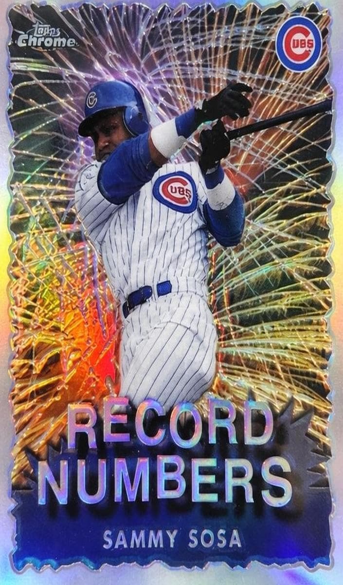 Sammy Sosa 1999 topps Topps Chrome
