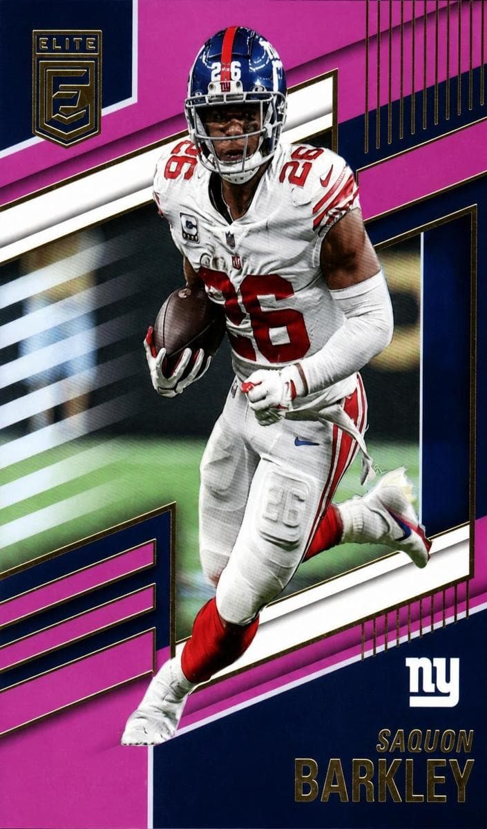 Saquon Barkley 2022 panini Donruss Elite