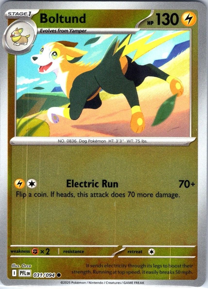 Boltund trading card
