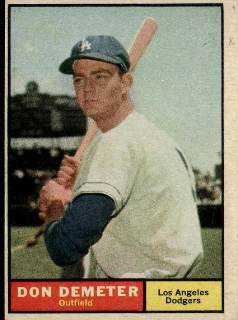 Don Demeter 1961 topps Topps