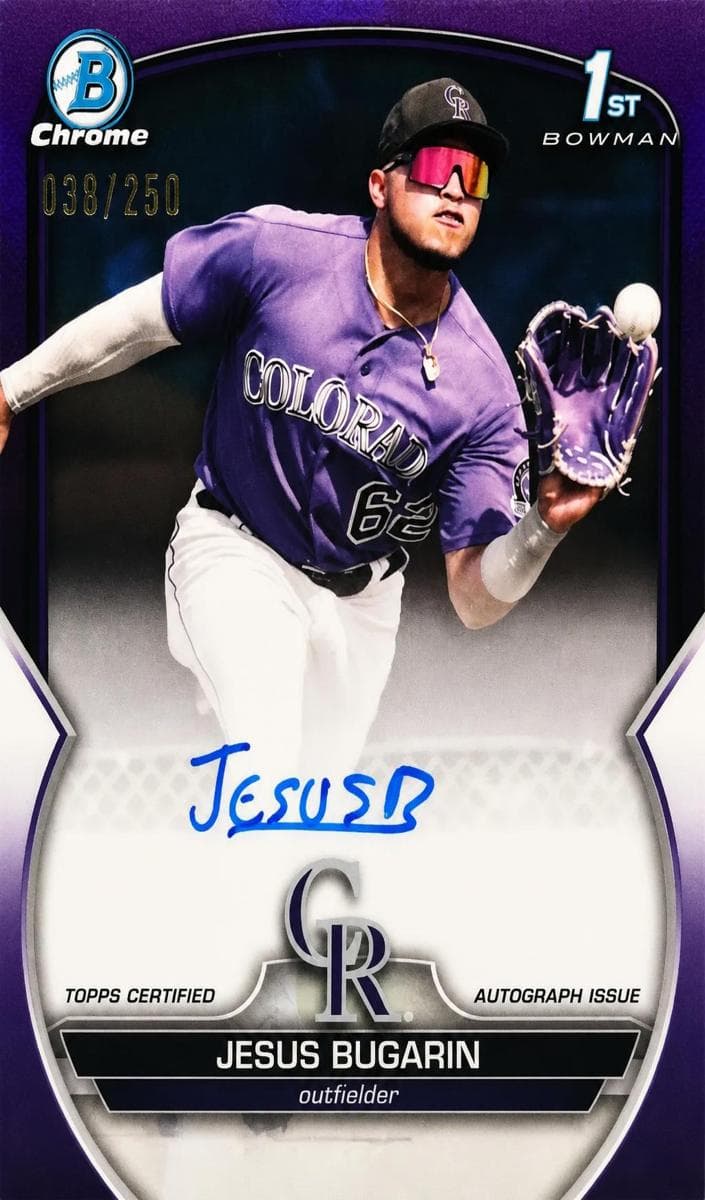 Jesus Bugarin 2023 bowman Bowman Chrome
