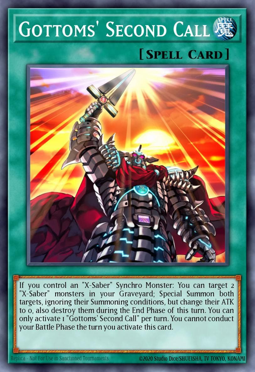 Gottoms' Second Call 2015 Yu-Gi-Oh! Secrets of Eternity