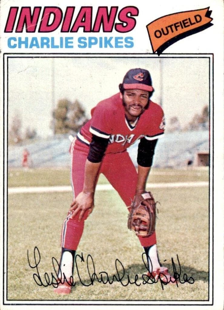 Charlie Spikes 1977 topps Topps