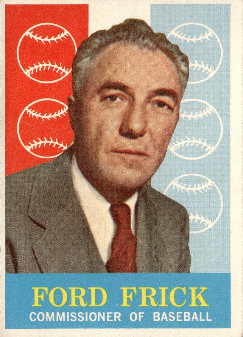 Ford Frick 1959 topps Topps
