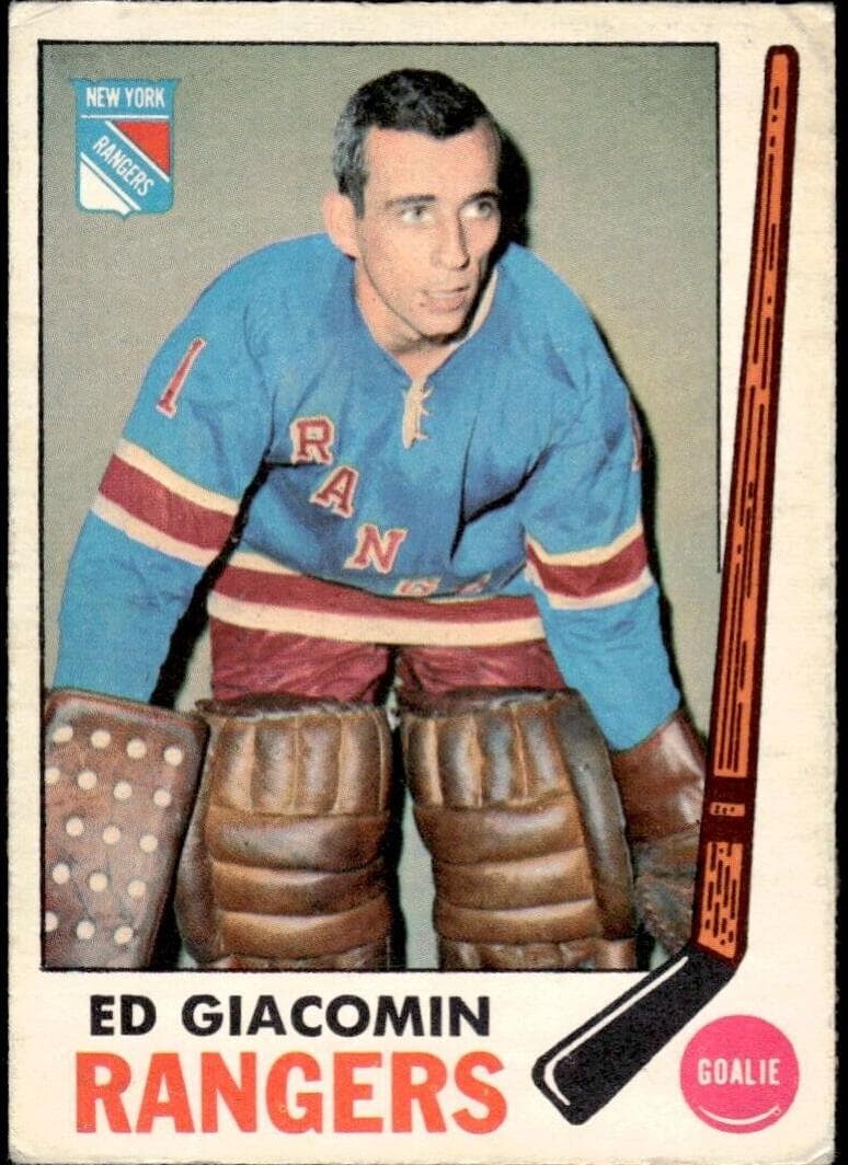 Ed Giacomin 1969 topps O-Pee-Chee