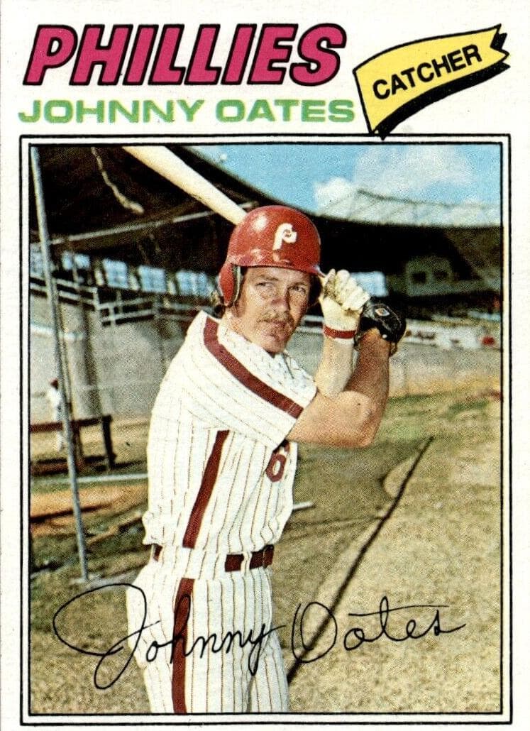 Johnny Oates 1977 topps Topps