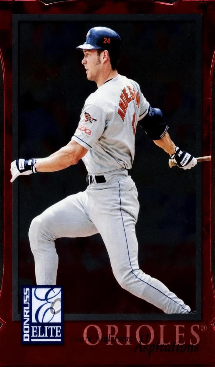 Brady Anderson 1998 panini Donruss Elite