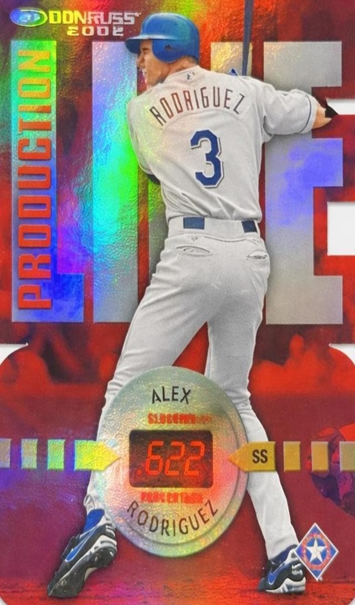 Alex Rodriguez 2002 panini Donruss