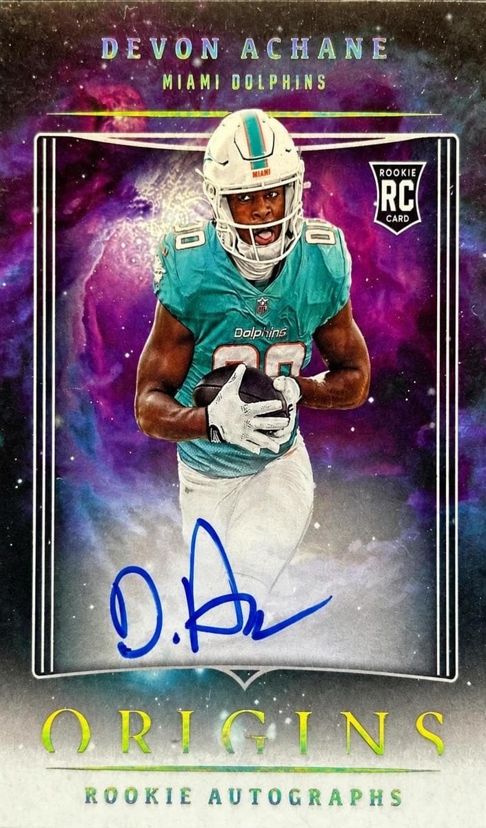 De'Von Achane 2023 panini