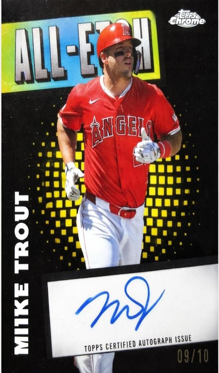 Mike Trout 2025 bowman Chrome