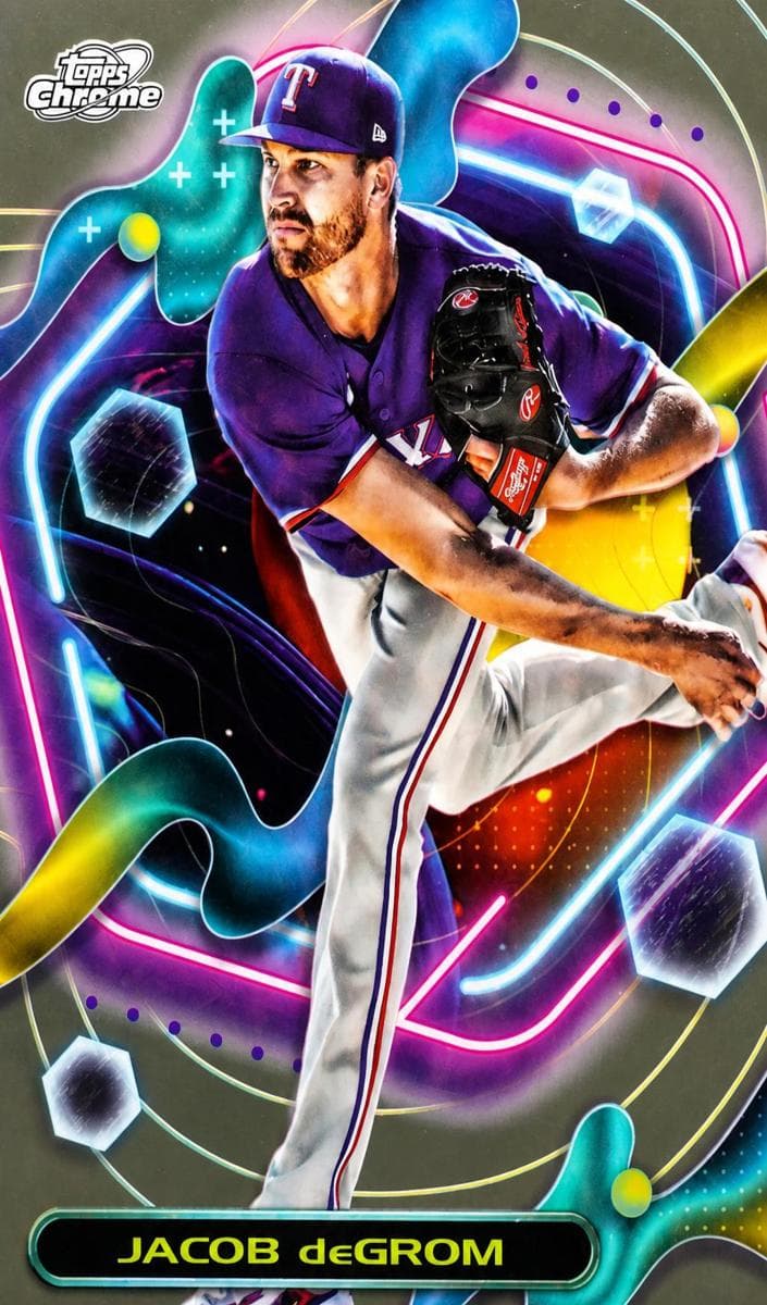 Jacob deGrom 2023 topps Topps Cosmic Chrome