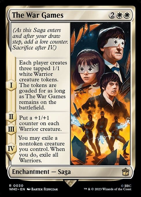 The War Games 2023 Magic: The Gathering Doctor Who Foil