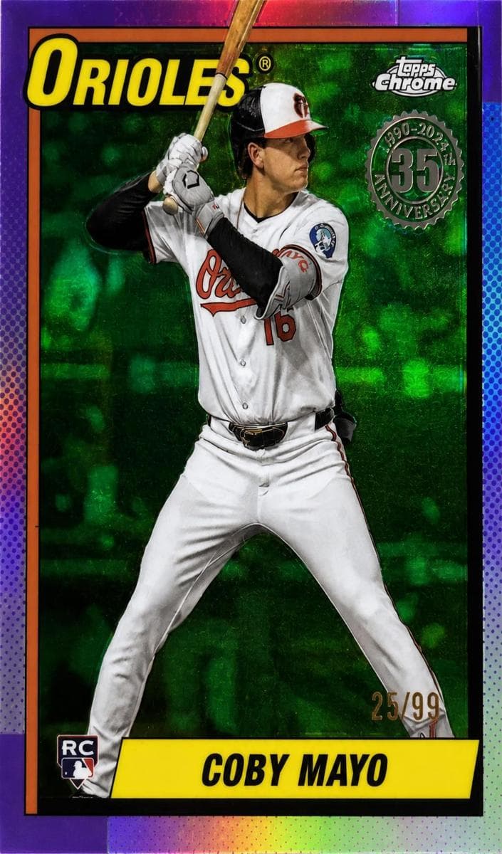 Coby Mayo 2025 bowman Chrome