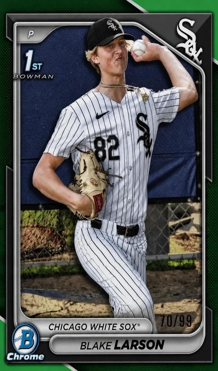 Blake Larson trading card