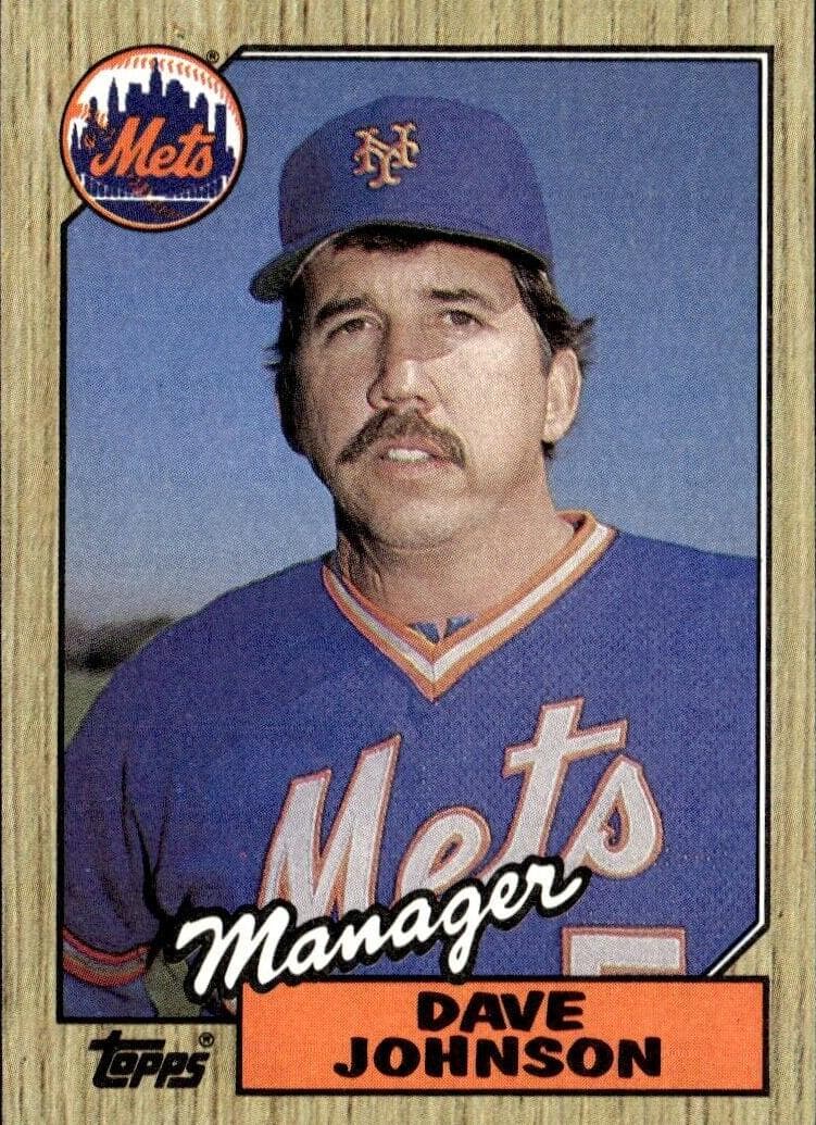 Dave Johnson 1987 topps Topps