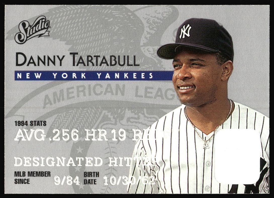 Danny Tartabull 1995 unknown