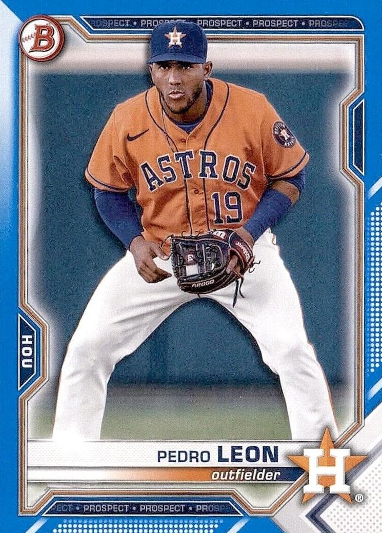 Pedro Leon 2021 bowman Bowman Draft