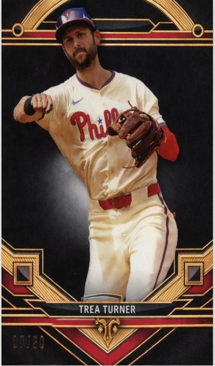 Trea Turner 2024 topps Topps Triple Threads