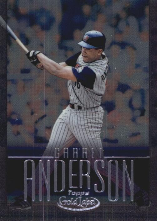 Garret Anderson 2002 topps Gold Label