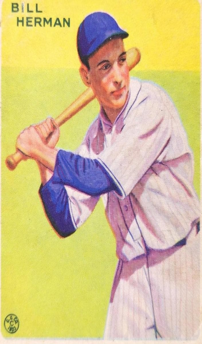 Bill Herman 1933 unknown Goudey