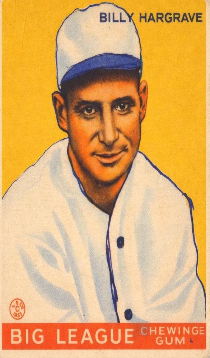 Billy Hargrave 1933 unknown Goudey