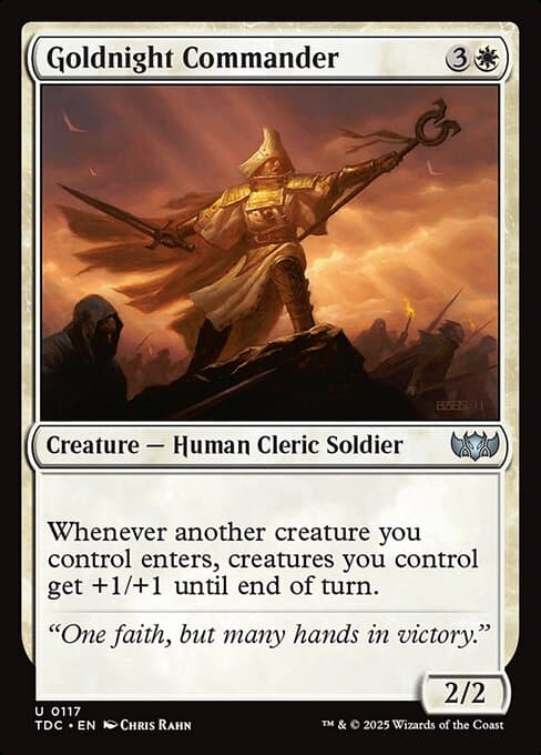 Goldnight Commander 2012 Magic: The Gathering Avacyn Restored Foil