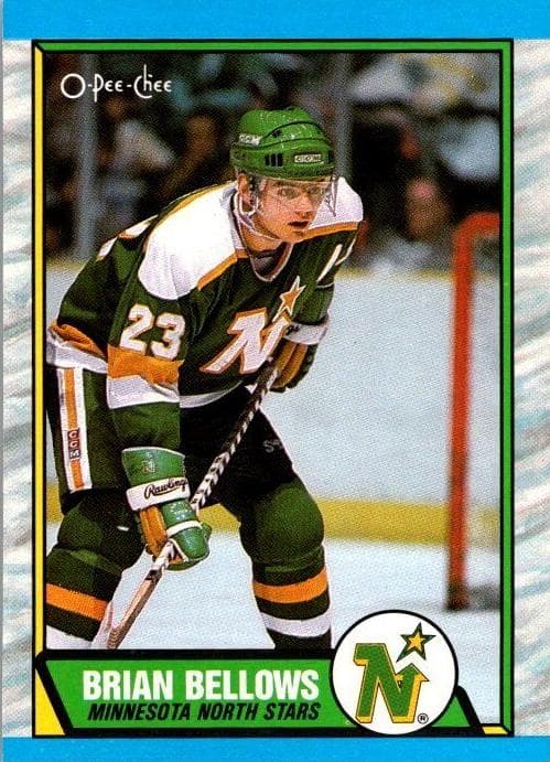 Brian Bellows 1989 topps O-Pee-Chee