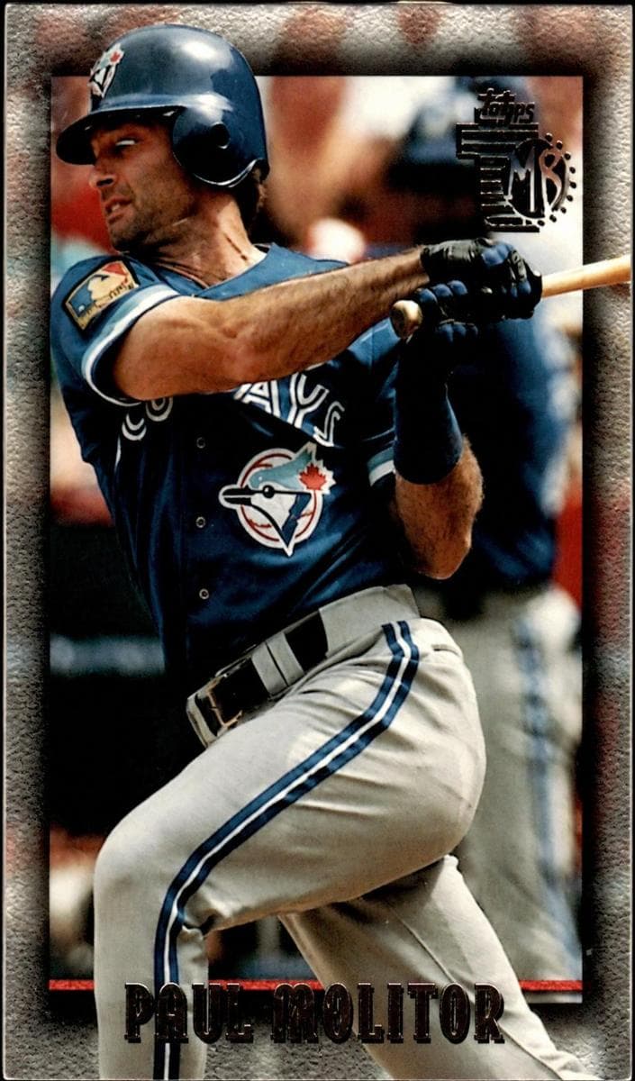 Paul Molitor 1995 topps Embossed