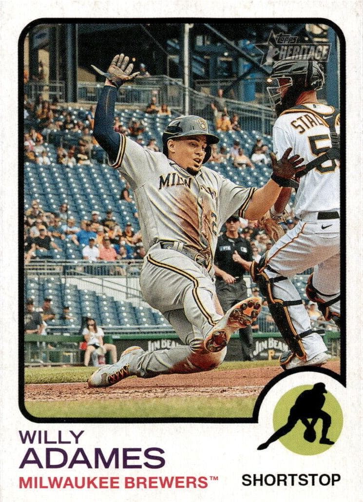 Willy Adames 2022 topps Topps Heritage