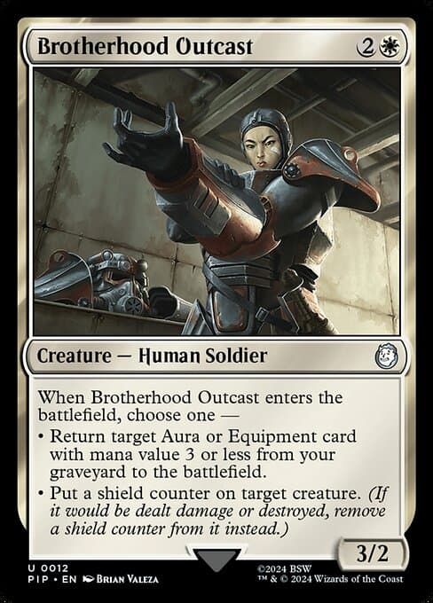 Brotherhood Outcast 2024 Magic: The Gathering Fallout