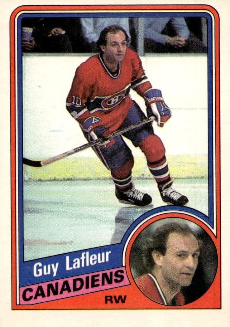Guy Lafleur 1984 topps O-Pee-Chee