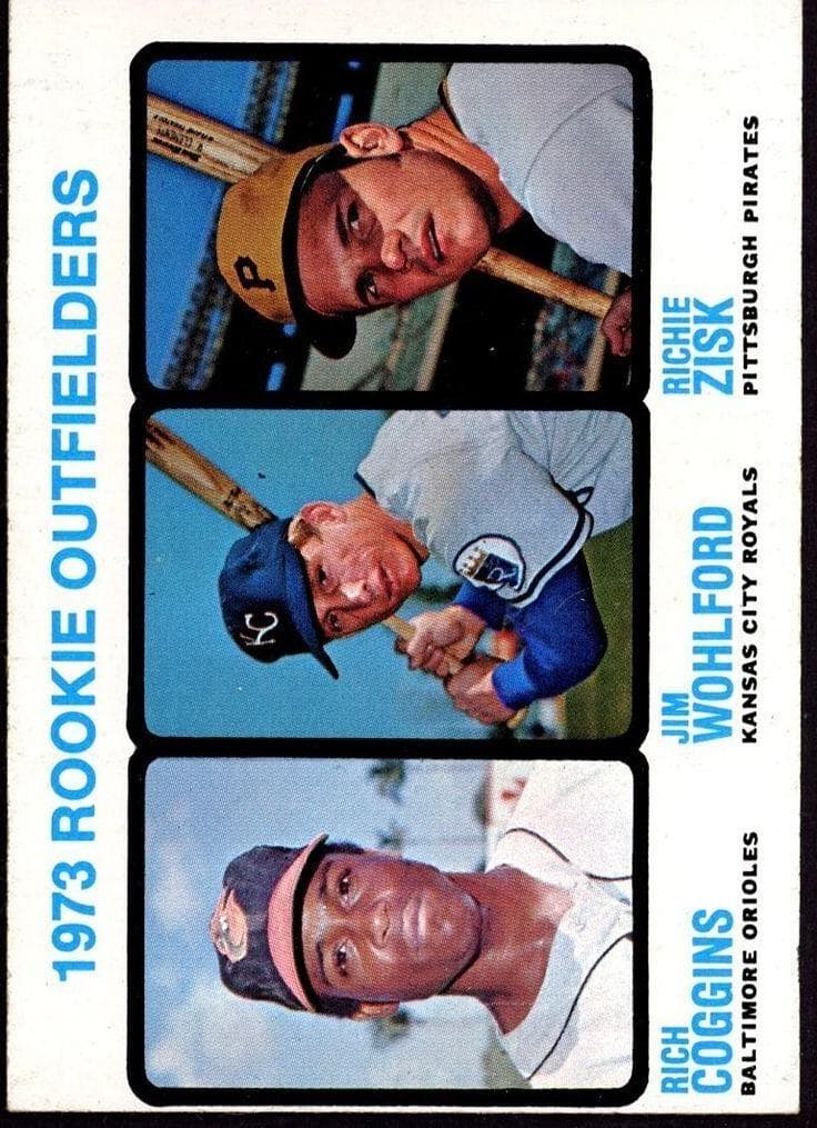 1973 Rookie Outfielders (Rich Coggins / Jim Wohlford / Richie Zisk) #611