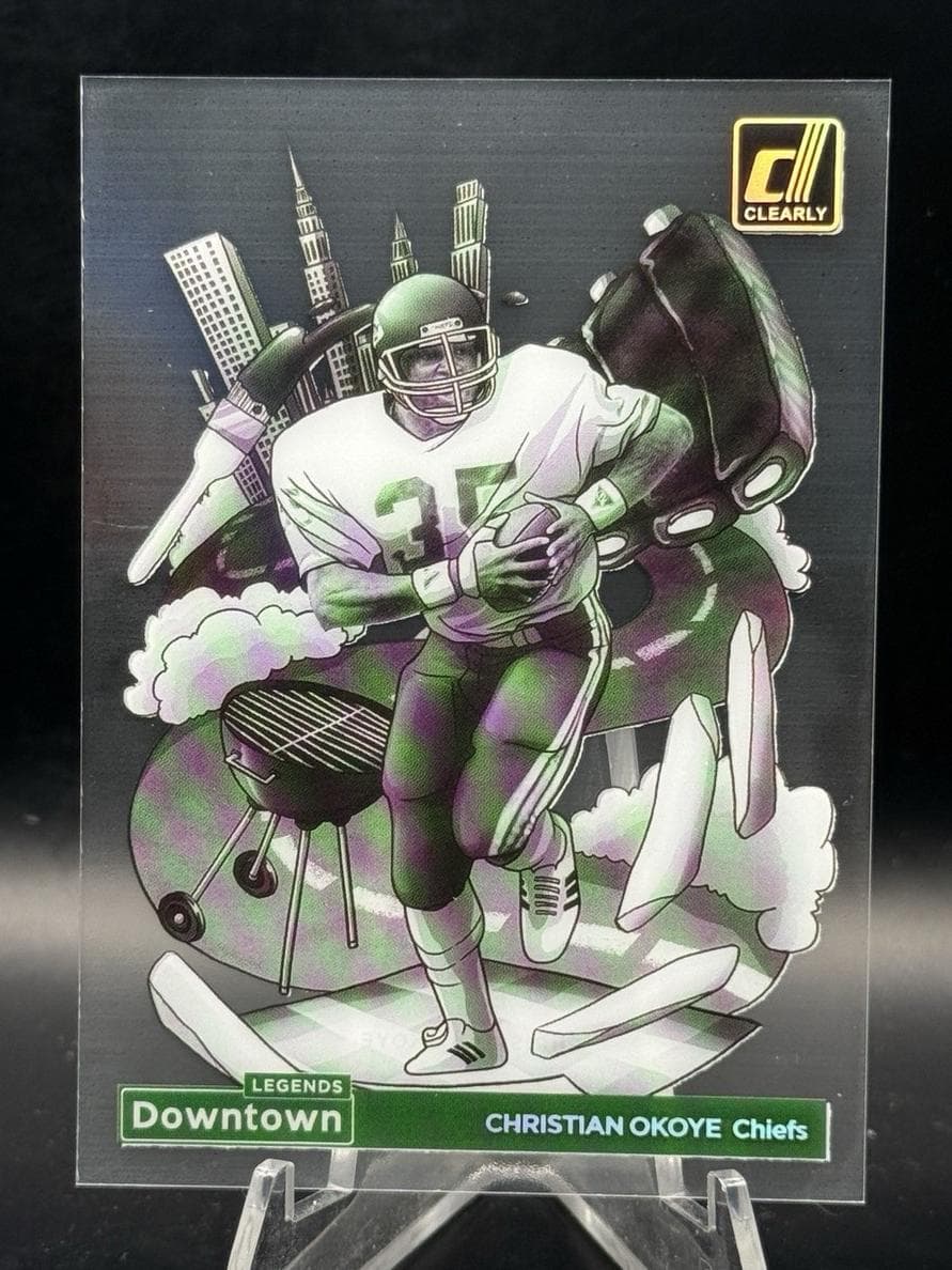Christian Okoye 2024 panini Donruss Optic