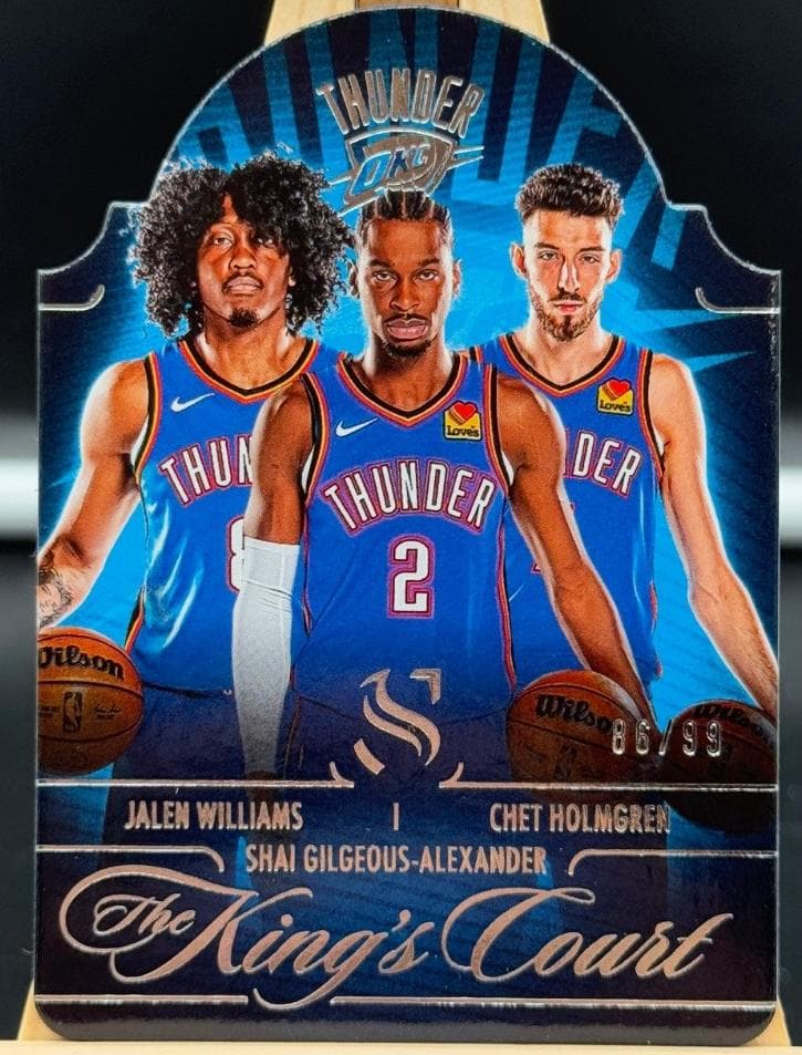 Chet Holmgren/Jalen Williams/Shai Gilgeous-Alexander 2024 panini Panini Silhouette