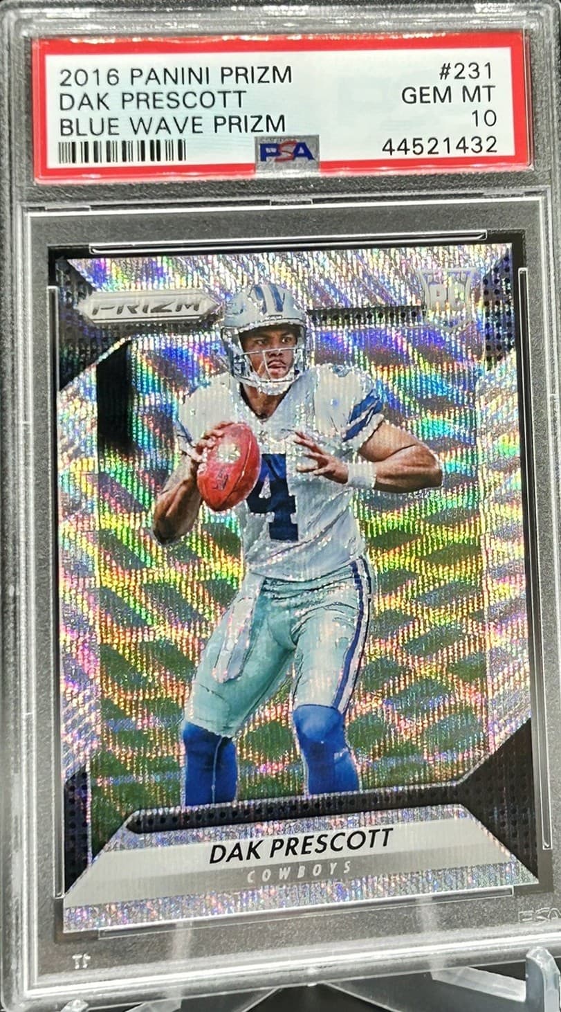 Dak Prescott Blue 2016 Panini Prizm