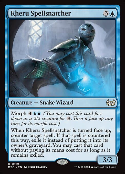 Kheru Spellsnatcher 2019 Magic: The Gathering Commander 2019
