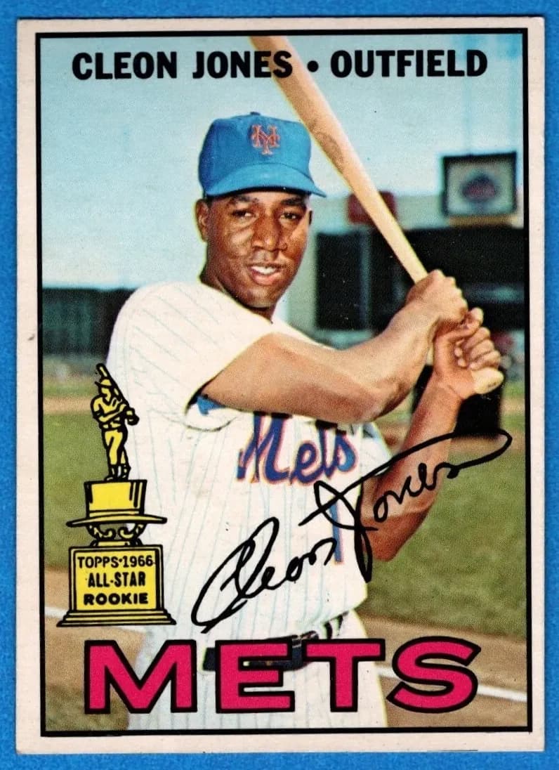 Cleon Jones 1967 topps O-Pee-Chee