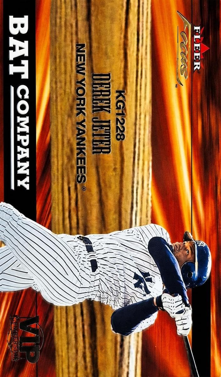 Derek Jeter 2001 fleer Focus