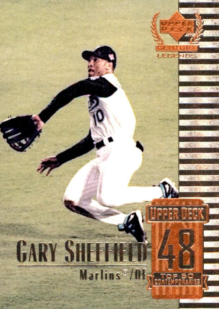 Gary Sheffield 1999 upper-deck Upper Deck Century Legends