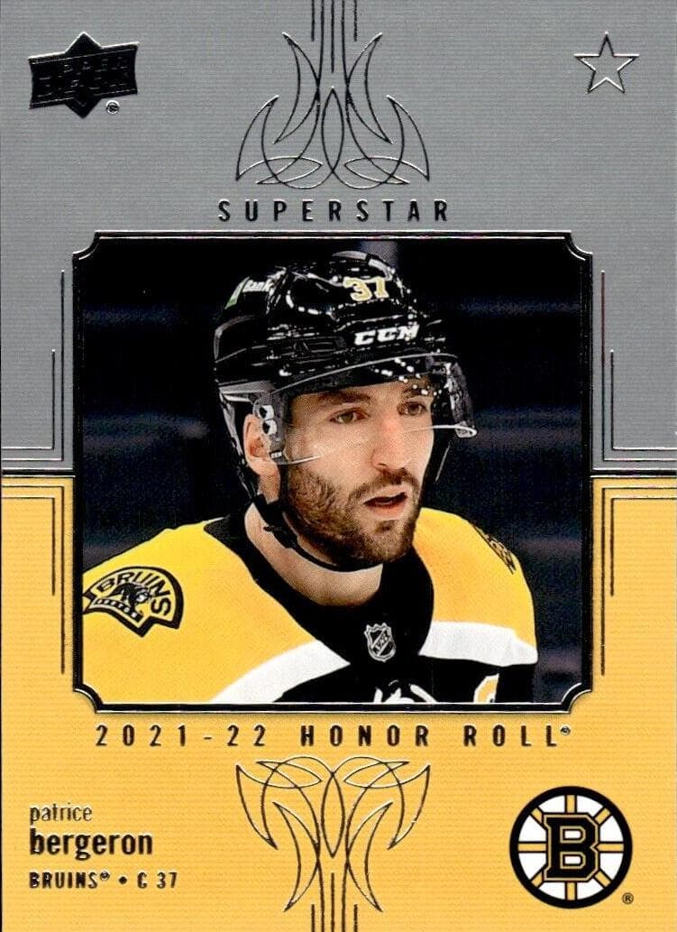 Patrice Bergeron 2021 upper-deck Upper Deck