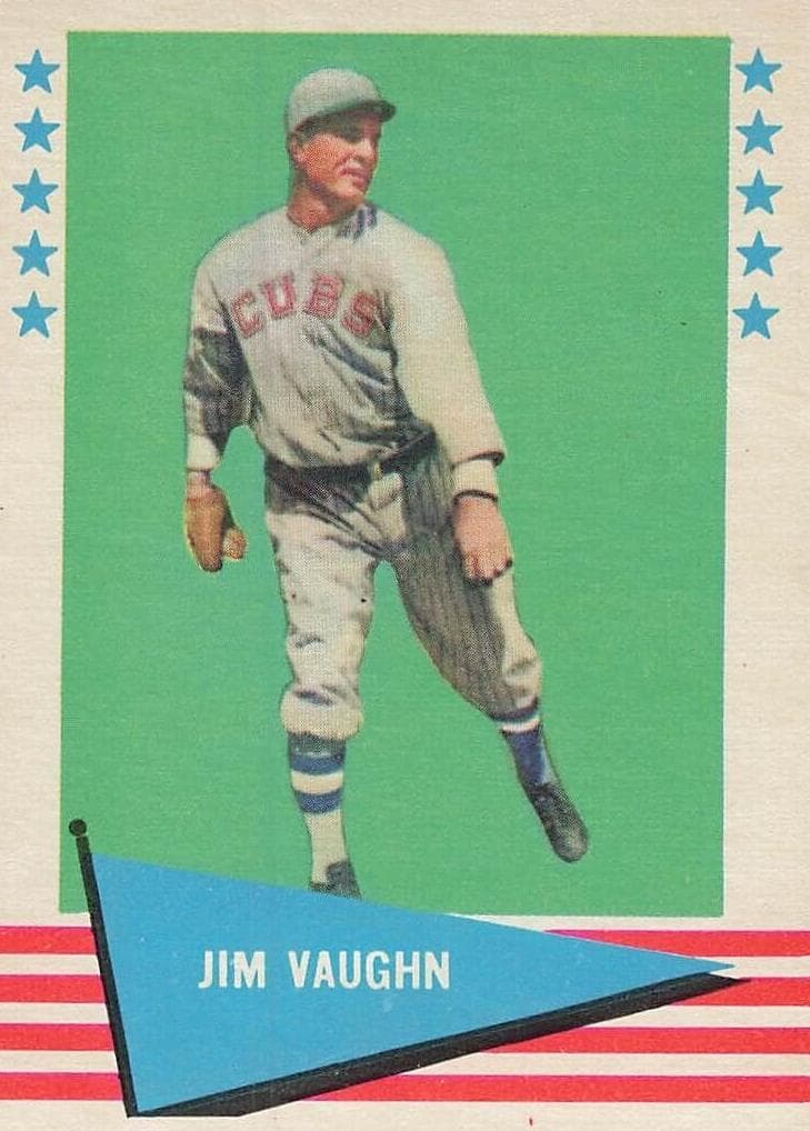 Jim Vaughn 1961 fleer