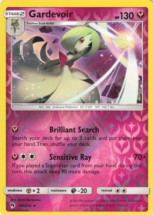 Gardevoir trading card