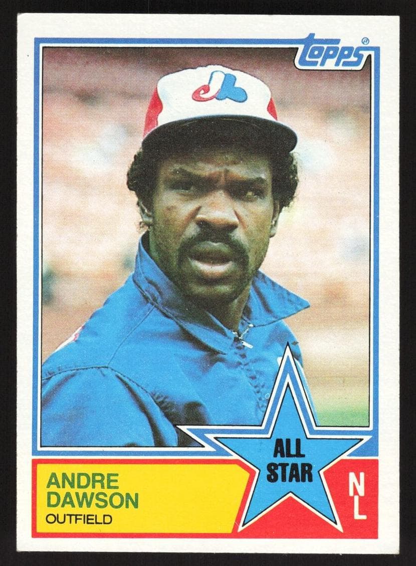 Andre Dawson 1983 topps Topps